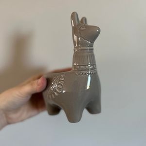 Ceramic Llama Succulent Planter